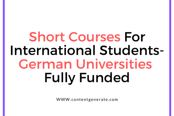 Short Courses in German Language