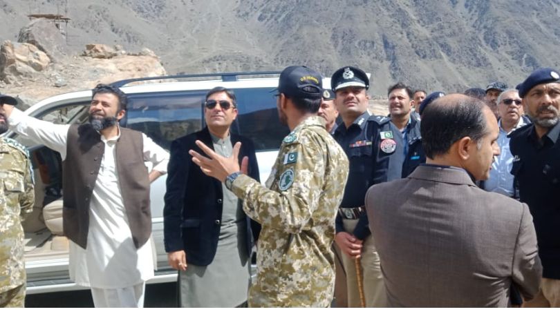 Secretary Home and IGP Gilgit-Baltistan briefed about incident in Chinese campt in Diamir