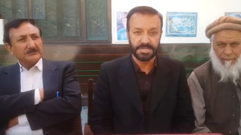 Leaders of Awami Action Committee hold press conference at Gilgit press club