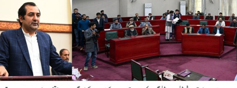 Chief Minister G-B Khalid Khurshid is addressing signing ceremony with IFAD in Gilgit city