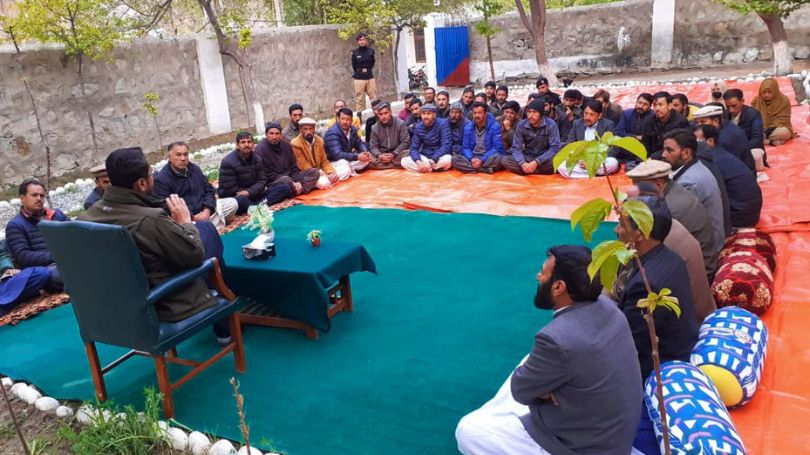 A police darbar was held at Taulti police station in Kharmang