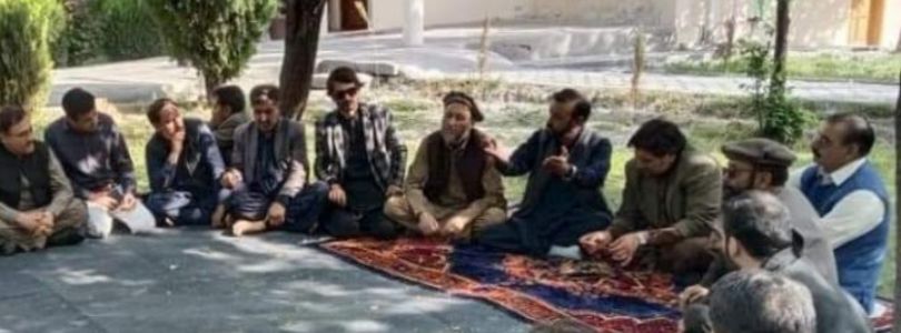 Awami Action Committee G-B leaders participate in contractors sit-in in Gilgit