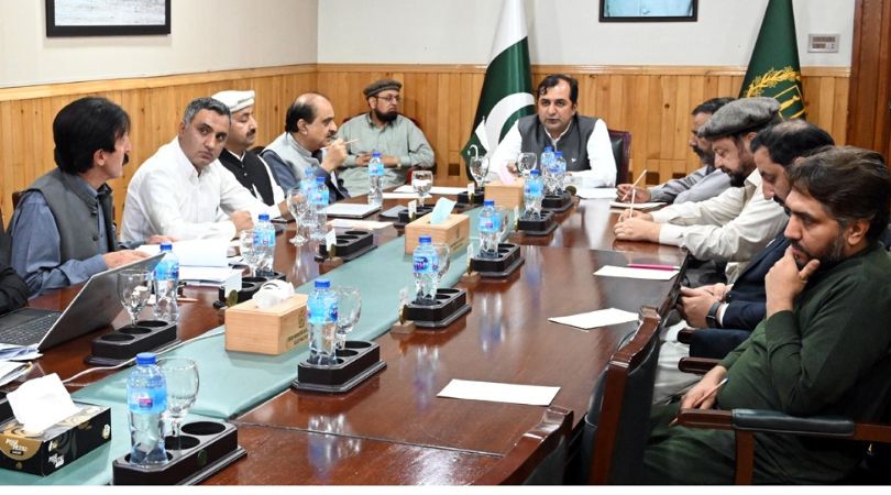 Chief Minister Gilgit-Baltistan is chairing a high-level meeting in connection with determination of wheat price