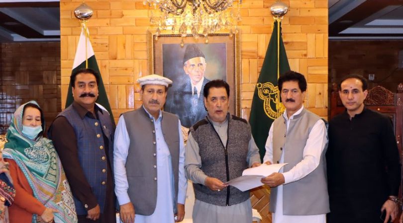 Speaker Gilgit-Baltistan Assembly Amjad Zaidi is submitting his resignation to governor G-B on Wednesday