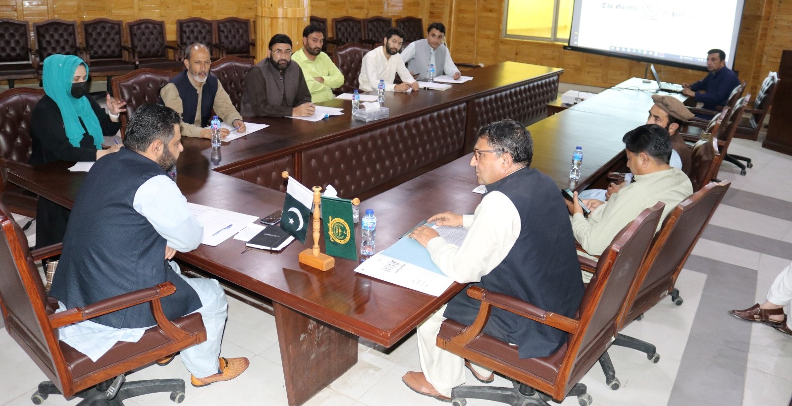 Standing Committee Gilgit-Baltistan Assembly on GAD meeting on vehicle distribution