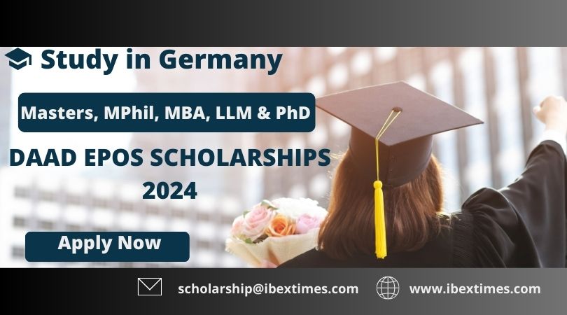 DAAD EPOS Scholarships 2024 open for Master's, MPhil, LLM, and PhD programs