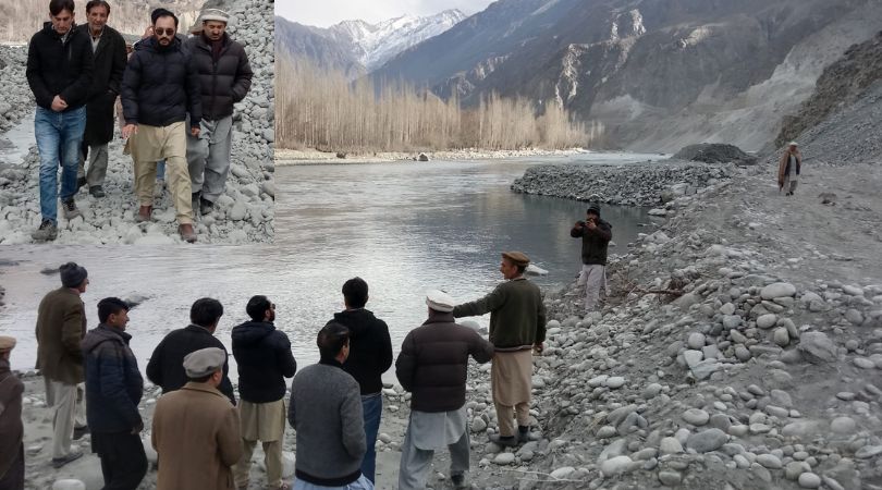 Tehsildar Tariq Lalik Jan Inspects Damaged Irrigation Channel Site, Promises Swift Action