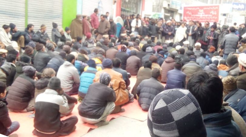 Ganche Residents Stage a Protest Sit-in Against Hike in Wheat Price