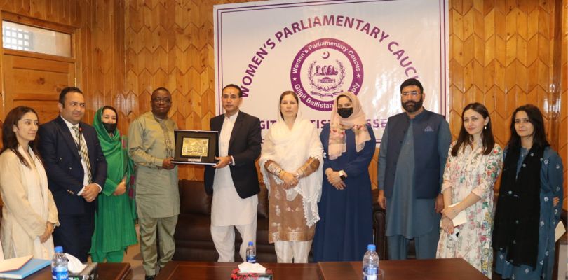 UN Women Country Representative Inaugurates Women's Parliamentary Caucus Office GB Assembly