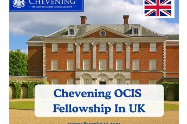 Chevening OCIS Fellowship 2026 in UK