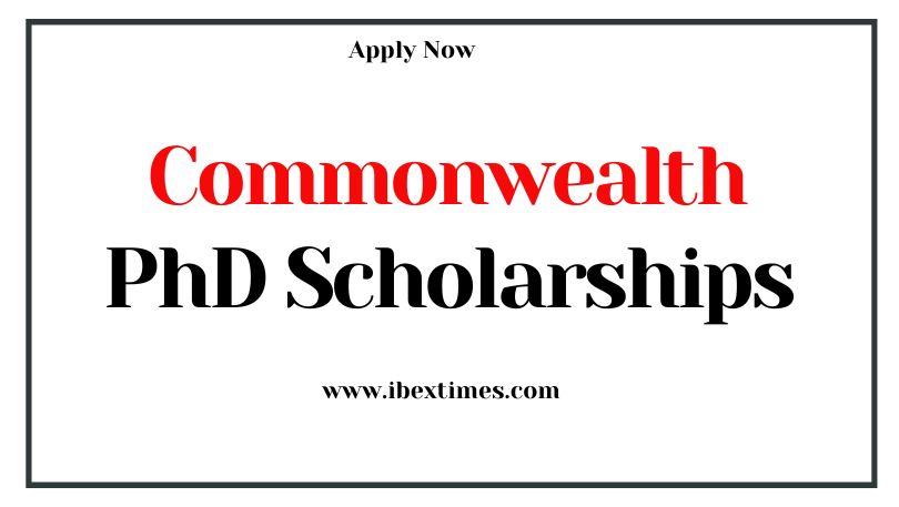 Commonwealth PhD Scholarships 2026