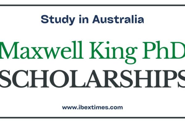 Maxwell King PhD Scholarship 2026